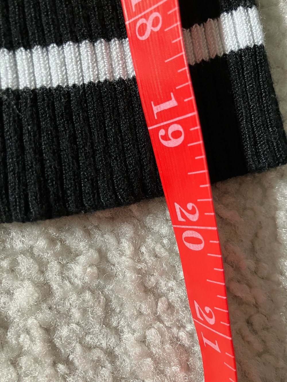 White House Black Market Black and White Striped Scoop-Neck Bell Sleeve Sweater - Picture 8 of 10